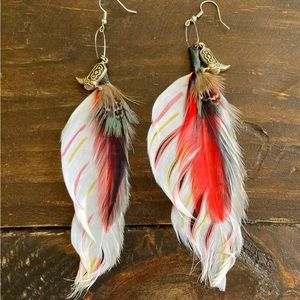 Hand painted earrings